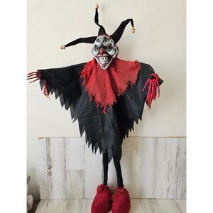 Amscan scary jester skeleton tall Halloween trap